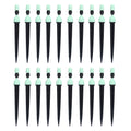 20 Set Multifunctional Spray Dripper Adjustable Irrigation Atomizing Sprinklers Drip Irrigation SystemCyan