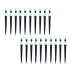 20 Set Multifunctional Spray Dripper Adjustable Irrigation Atomizing Sprinklers Drip Irrigation SystemCyan