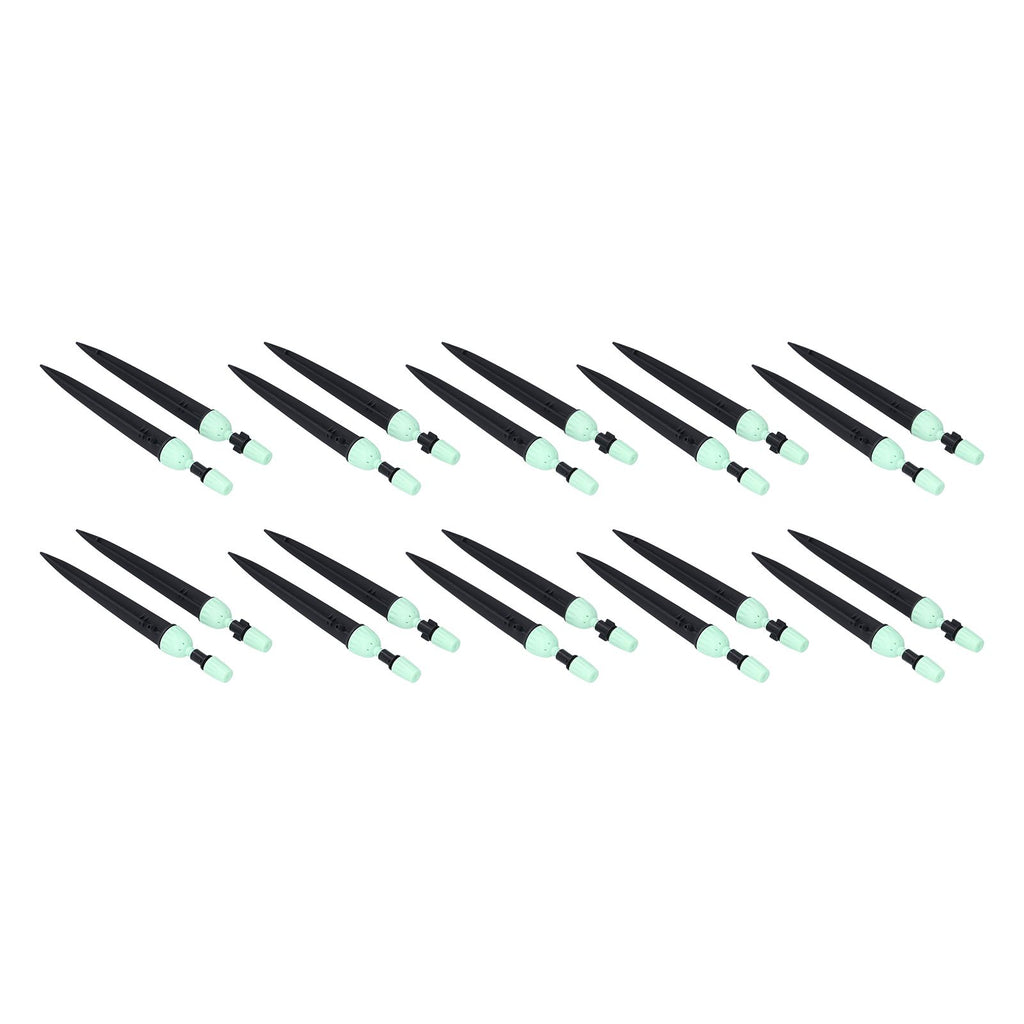 20 Set Multifunctional Spray Dripper Adjustable Irrigation Atomizing Sprinklers Drip Irrigation SystemCyan