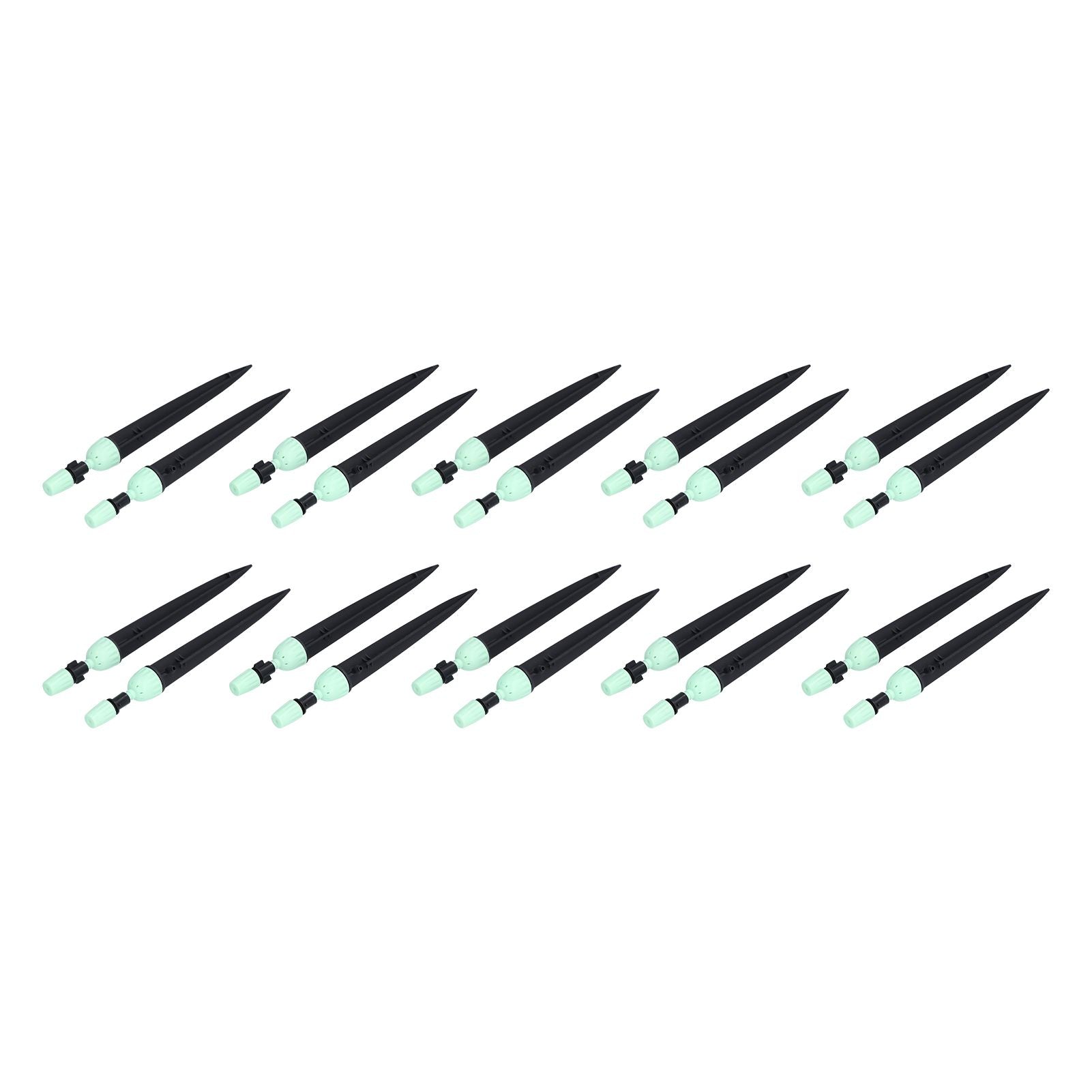 20 Set Multifunctional Spray Dripper Adjustable Irrigation Atomizing Sprinklers Drip Irrigation SystemCyan