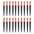 20 Set Multifunctional Spray Dripper Adjustable Irrigation Atomizing Sprinklers Drip Irrigation SystemOrange