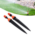 20 Set Multifunctional Spray Dripper Adjustable Irrigation Atomizing Sprinklers Drip Irrigation SystemOrange