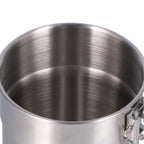 Outdoor Coffee Maker Cup 1L Camping Cooking Pot with Foldable Handle Lid for Hiking