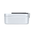 800ml Aluminum Lunch Box with Lid Rectangular Portable Bento Box for Outdoor Camping