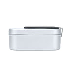 800ml Aluminum Lunch Box with Lid Rectangular Portable Bento Box for Outdoor Camping