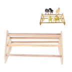 Pet Chicken Wood Stand Hand Made Small Chicken Roost Rack for Poultry House Home Farm