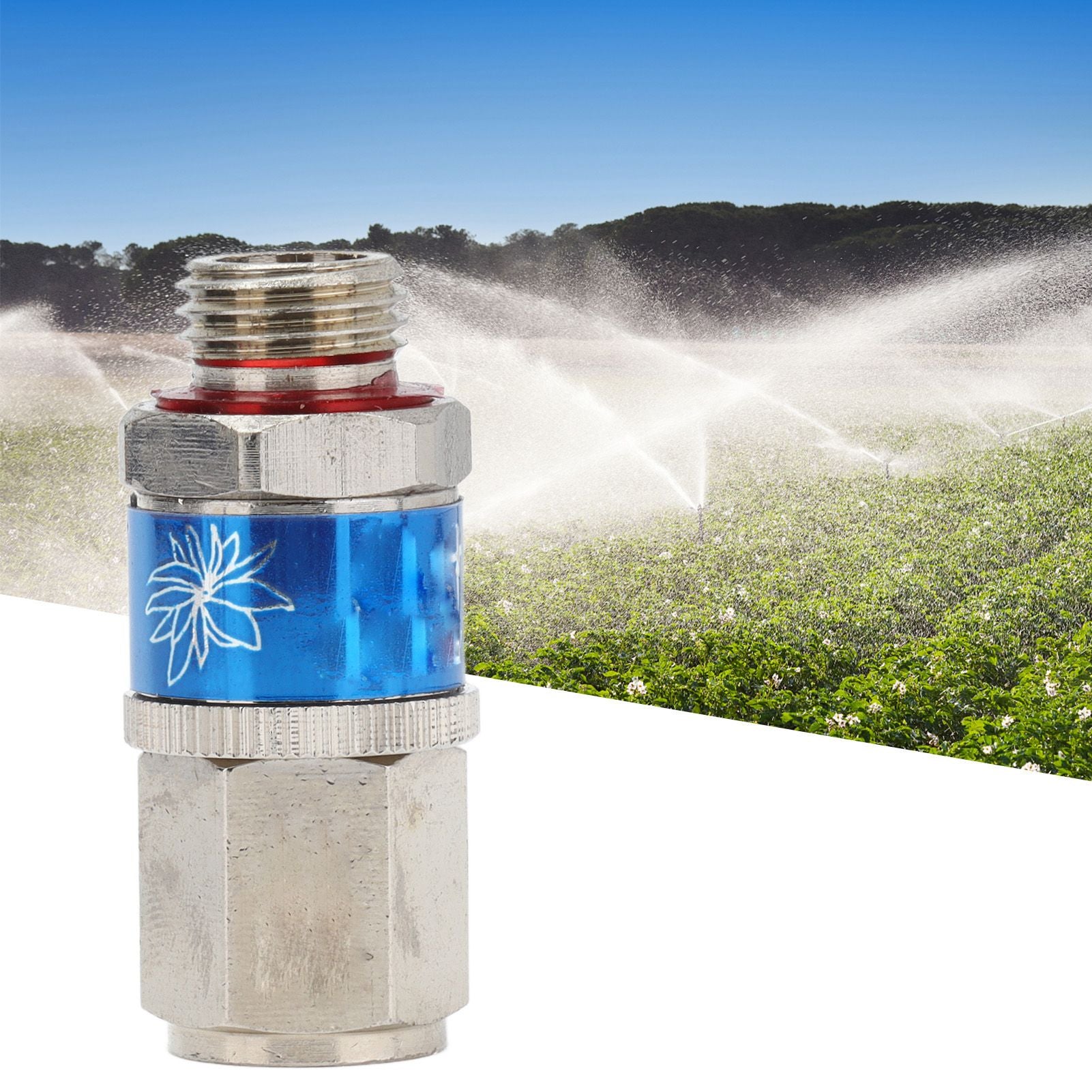 Sprayer Switch Connector with G1/4 External Thread 360° Rotating Water Tube Anti Winding Fittings