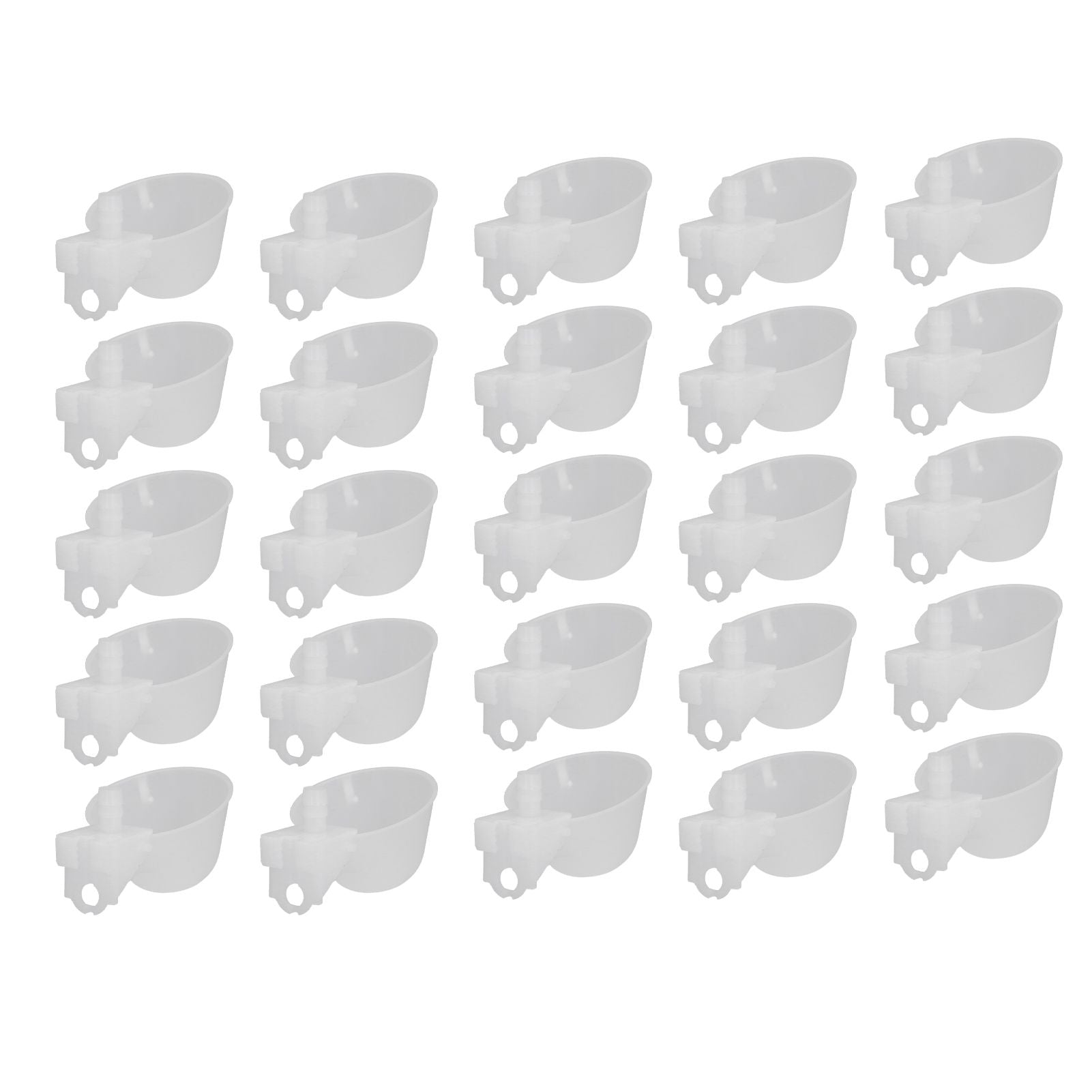 25 Set Hanging Chicken Waterer Automatic Drinking Bowl Cup Poultry Drinking Machine