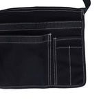 Tool Waist Bag Lightweight Multi Pocket Oxford Cloth Waist Tool Pouch for Garden Climbing OutdoorBlack