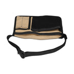 Tool Waist Bag Lightweight Multi Pocket Oxford Cloth Waist Tool Pouch for Garden Climbing Outdoor(Black Khaki )