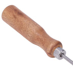 Bee Frame Shovel Stainless Steel Wooden Handle Professional Beehive Cleaner for Beekeeper