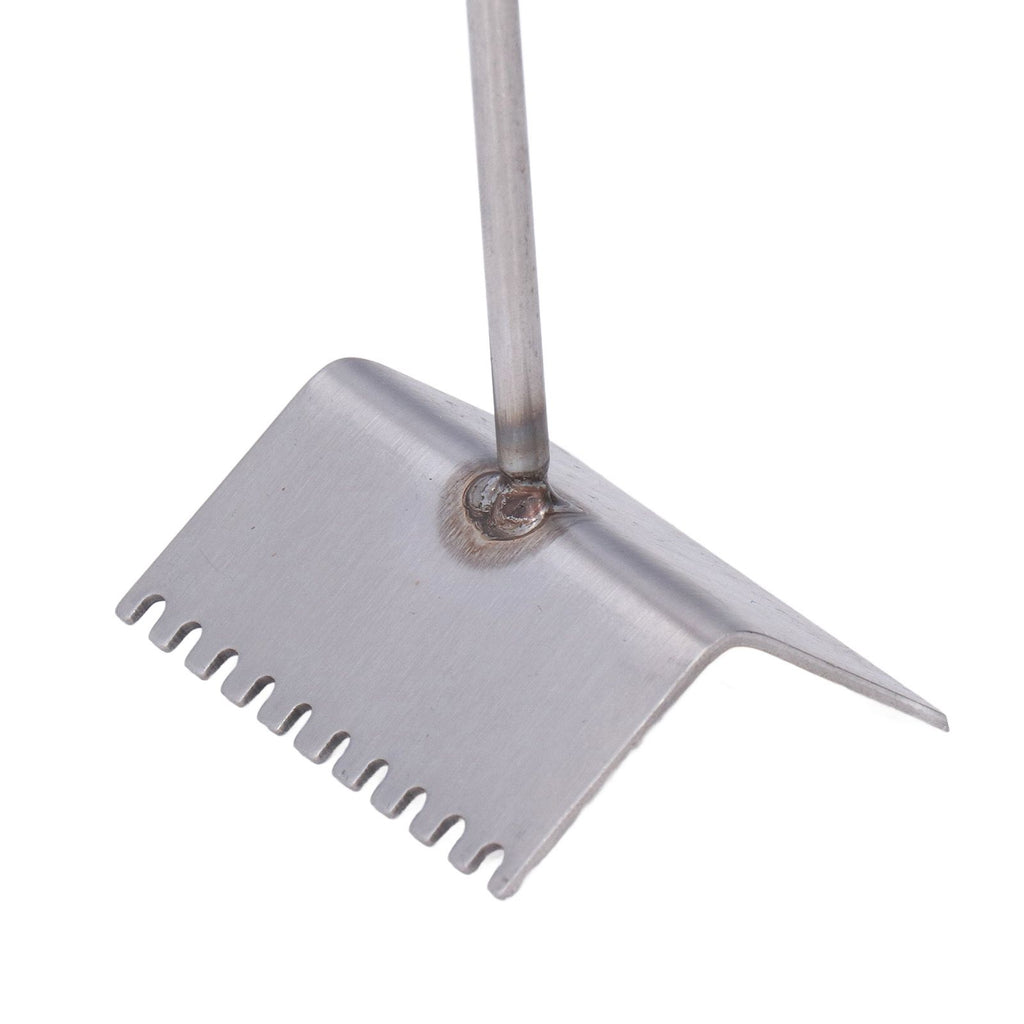 Bee Frame Shovel Stainless Steel Wooden Handle Professional Beehive Cleaner for Beekeeper