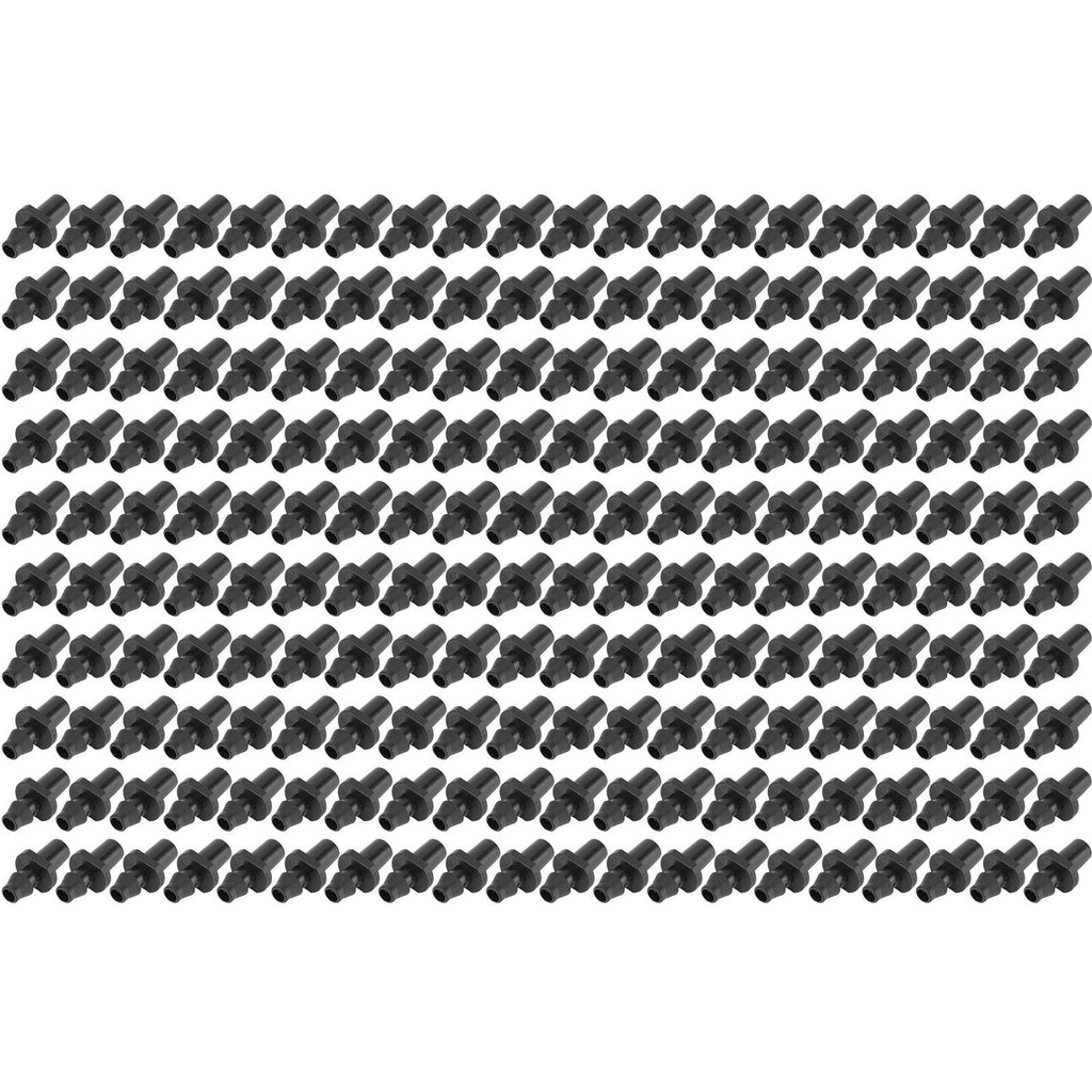 200Pcs/Set Drip Irrigation Barbed Coupling Fitting Connector Garden Watering Parts for 4/7mm Tube