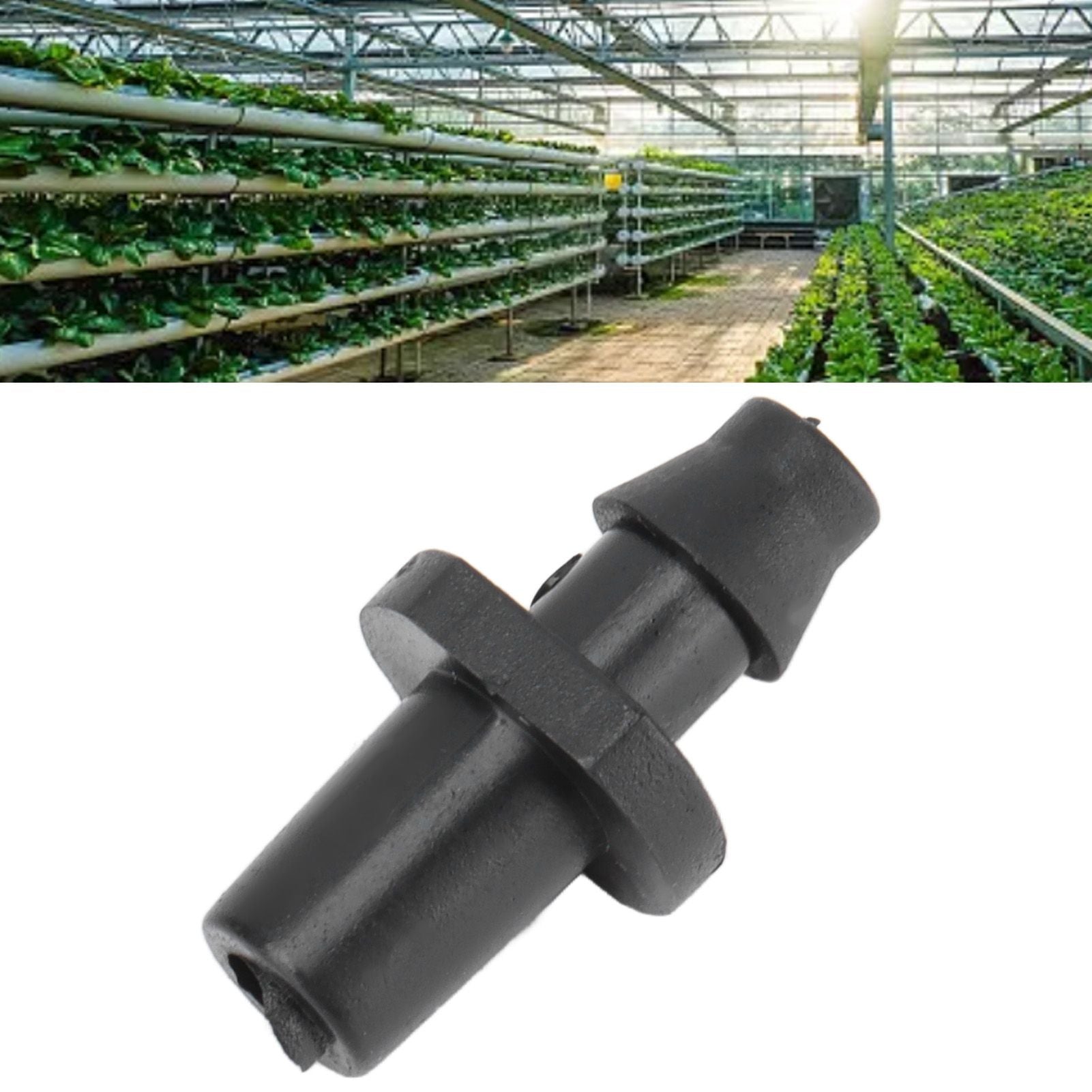 200Pcs/Set Drip Irrigation Barbed Coupling Fitting Connector Garden Watering Parts for 4/7mm Tube