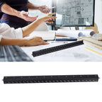 Triangular Ruler Aluminum Alloy Material Clear Reading Engraved Marking Durable Wearable Measuring Tools for DrawingSmall Scale Ruler