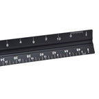 Triangular Ruler Aluminum Alloy Material Clear Reading Engraved Marking Durable Wearable Measuring Tools for DrawingSmall Scale Ruler