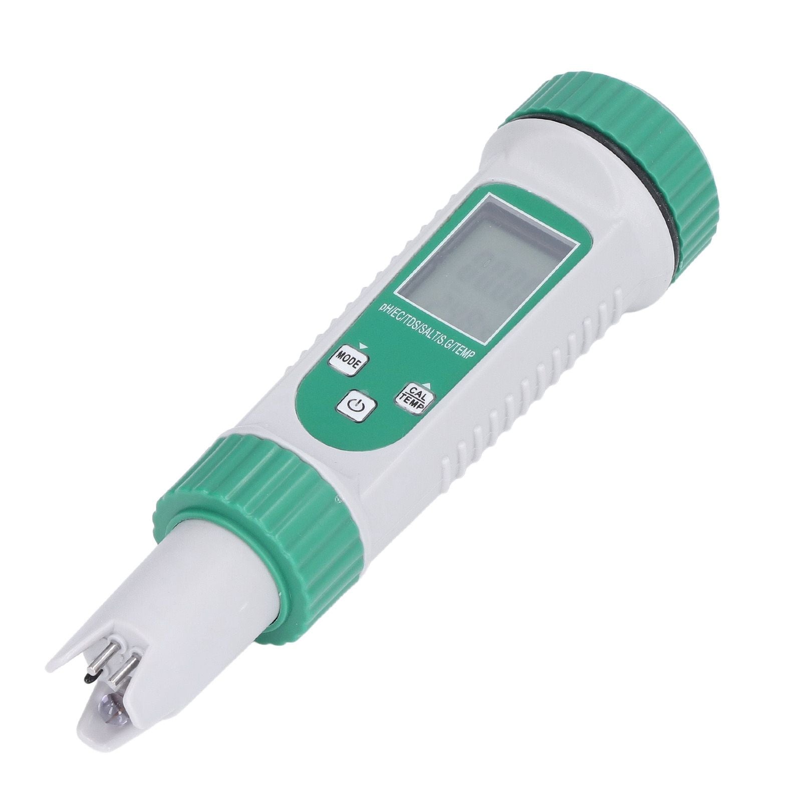 6 in 1 Water Quality Tester PH EC TDS SALT S.G Temperature LCD Screen White Backlight High Accuracy