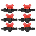 10Pcs Barbed Ball Valve 5/8inch Adjustable Prevent Leakage Drip Irrigation Switch Valve for Irrigation