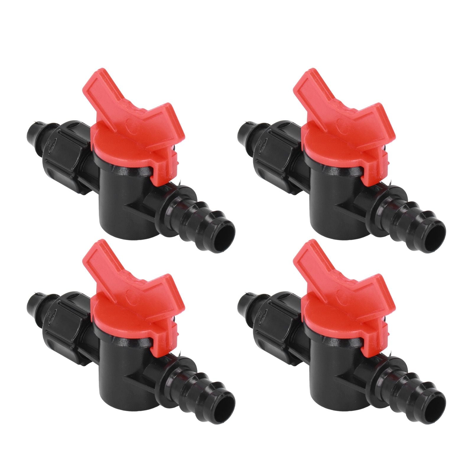 10Pcs Barbed Ball Valve 5/8inch Adjustable Prevent Leakage Drip Irrigation Switch Valve for Irrigation