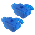 2Pcs Bicycle Chain Cleaning Tool Bike Chain Scrubber Cleaner Brush Tool Bicycle Maintenance Tool