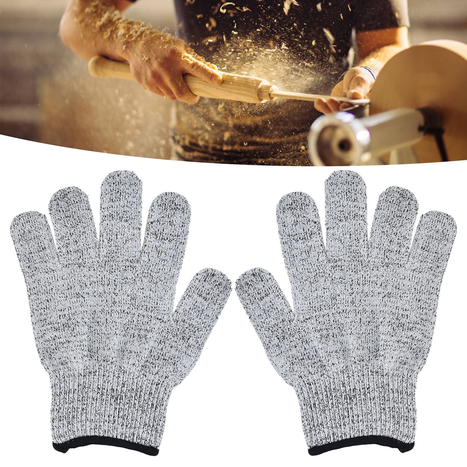 Gardening Gloves Long Cuffs Design Machine Washable Shrinkproof Flexible Cut Resistant Gloves Working GlovesS