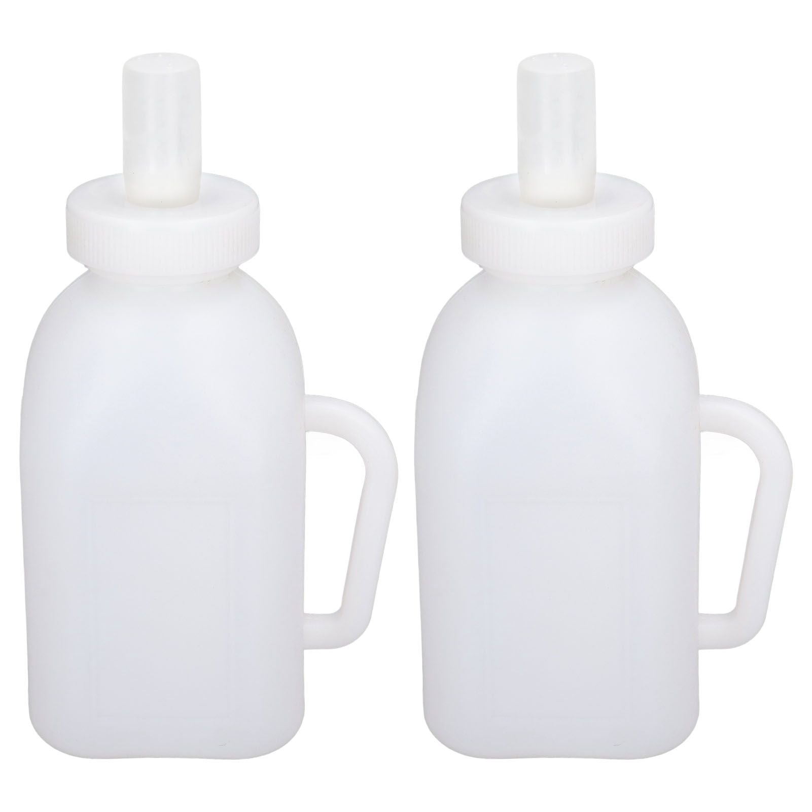 Calf Feeding Bottle 1L Capacity Thick Durable Easy Cleaning Calf Milk Feeder with Detachable Pacifier