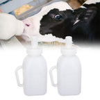 Calf Feeding Bottle 1L Capacity Thick Durable Easy Cleaning Calf Milk Feeder with Detachable Pacifier