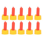 10Pcs Lamb Milk Drink Nipple Sheep Nursing Feeder Nipple for Orphaned Small Animal Feed Red