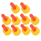 10Pcs Lamb Milk Drink Nipple Sheep Nursing Feeder Nipple for Orphaned Small Animal Feed Red