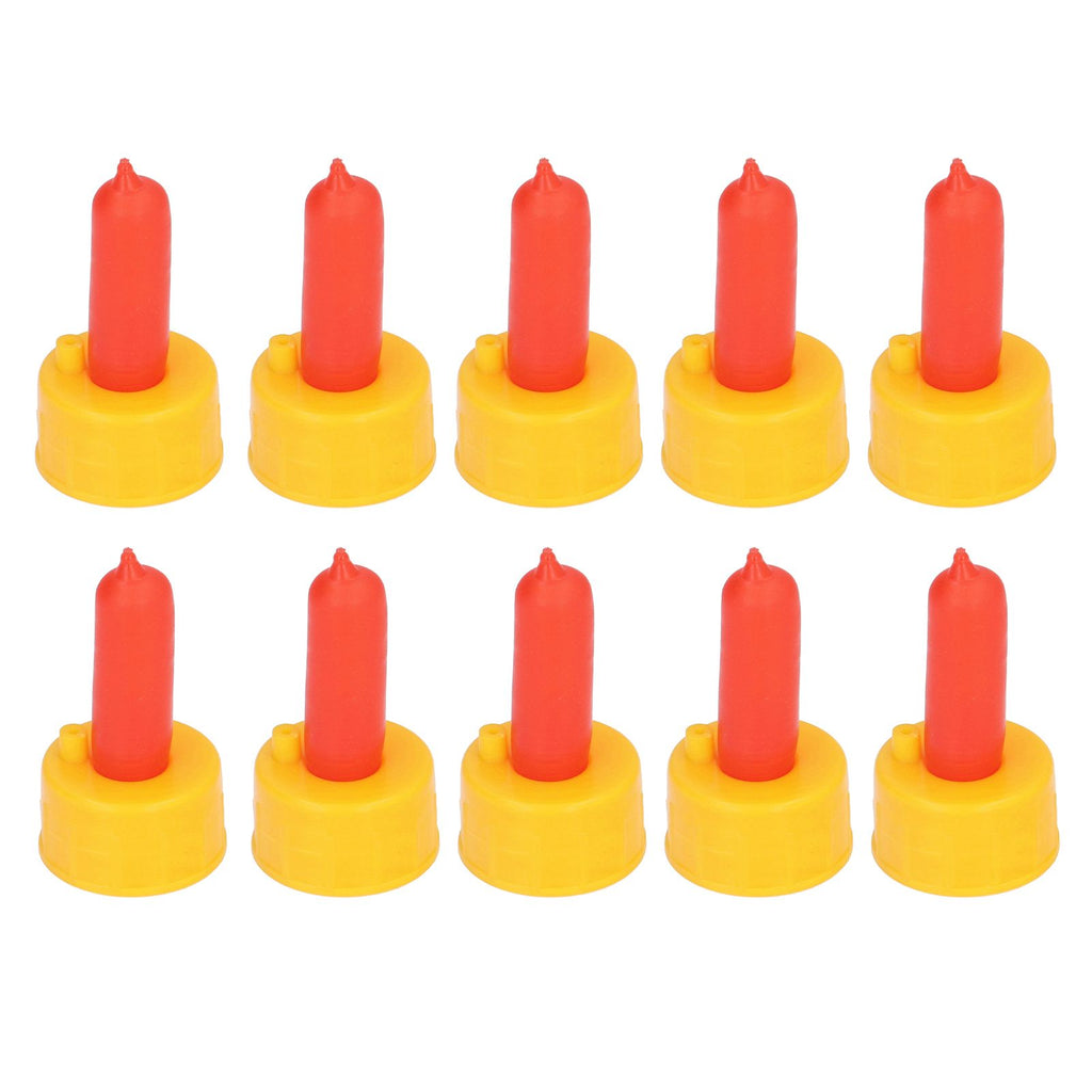 10Pcs Lamb Milk Drink Nipple Sheep Nursing Feeder Nipple for Orphaned Small Animal Feed Red