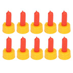 10Pcs Lamb Milk Drink Nipple Sheep Nursing Feeder Nipple for Orphaned Small Animal Feed Red