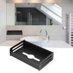 Rectangular Tissue Holder Space Aluminum Creative Can Put Mobile Phone Waterproof Straw Paper Roll Wall Hanging