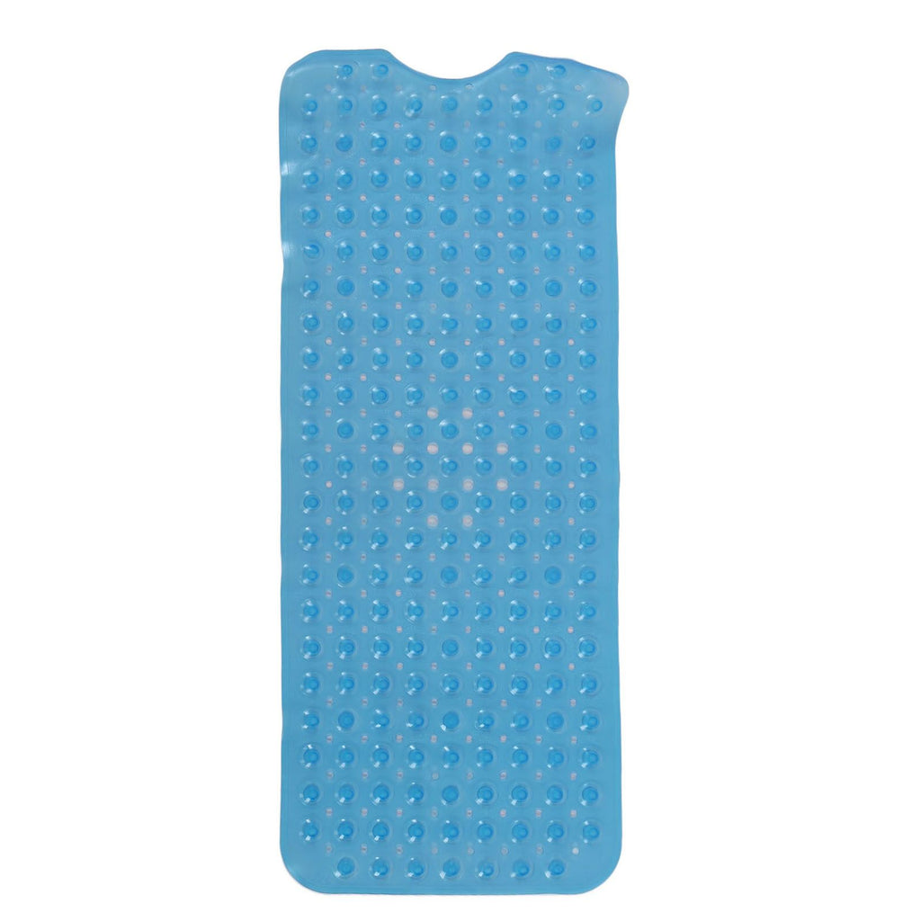Bath Mat Mat PVC Anti Slip Mat for Bathroom Kitchen Hotel Toilet Shower Room 100x40cmBlue