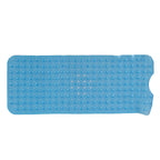 Bath Mat Mat PVC Anti Slip Mat for Bathroom Kitchen Hotel Toilet Shower Room 100x40cmBlue