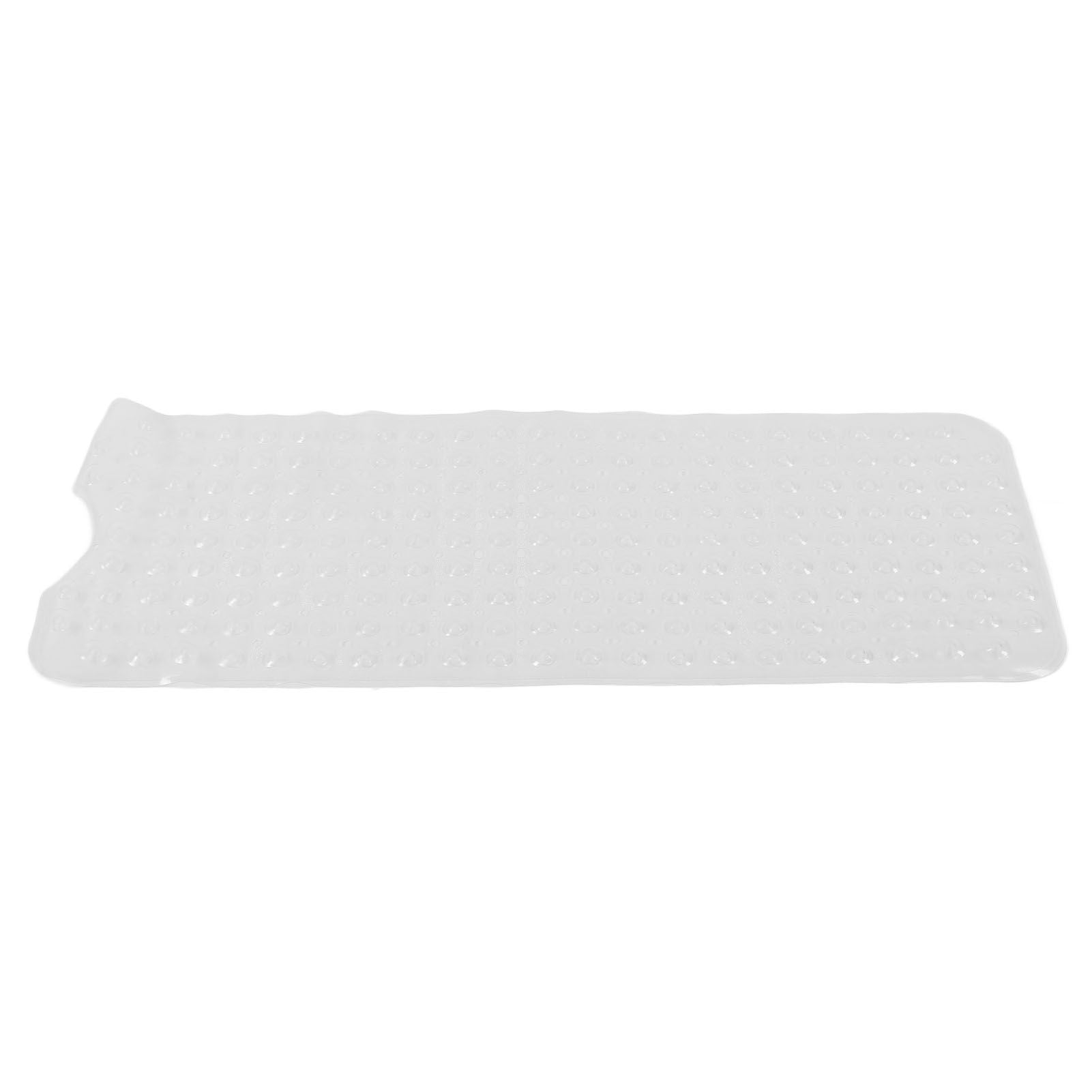 Bath Mat Mat PVC Anti Slip Mat for Bathroom Kitchen Hotel Toilet Shower Room 100x40cmTransparent