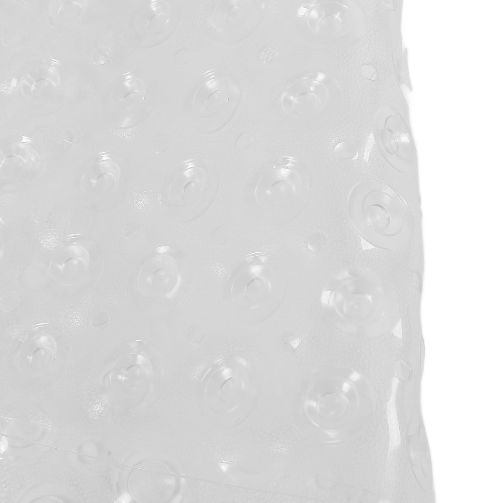 Bath Mat Mat PVC Anti Slip Mat for Bathroom Kitchen Hotel Toilet Shower Room 100x40cmTransparent