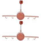 2Pcs Shower Head Holder Angle Adjustable Waterproof Moistureproof Shower Rack Hanging