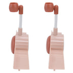 2Pcs Shower Head Holder Angle Adjustable Waterproof Moistureproof Shower Rack Hanging