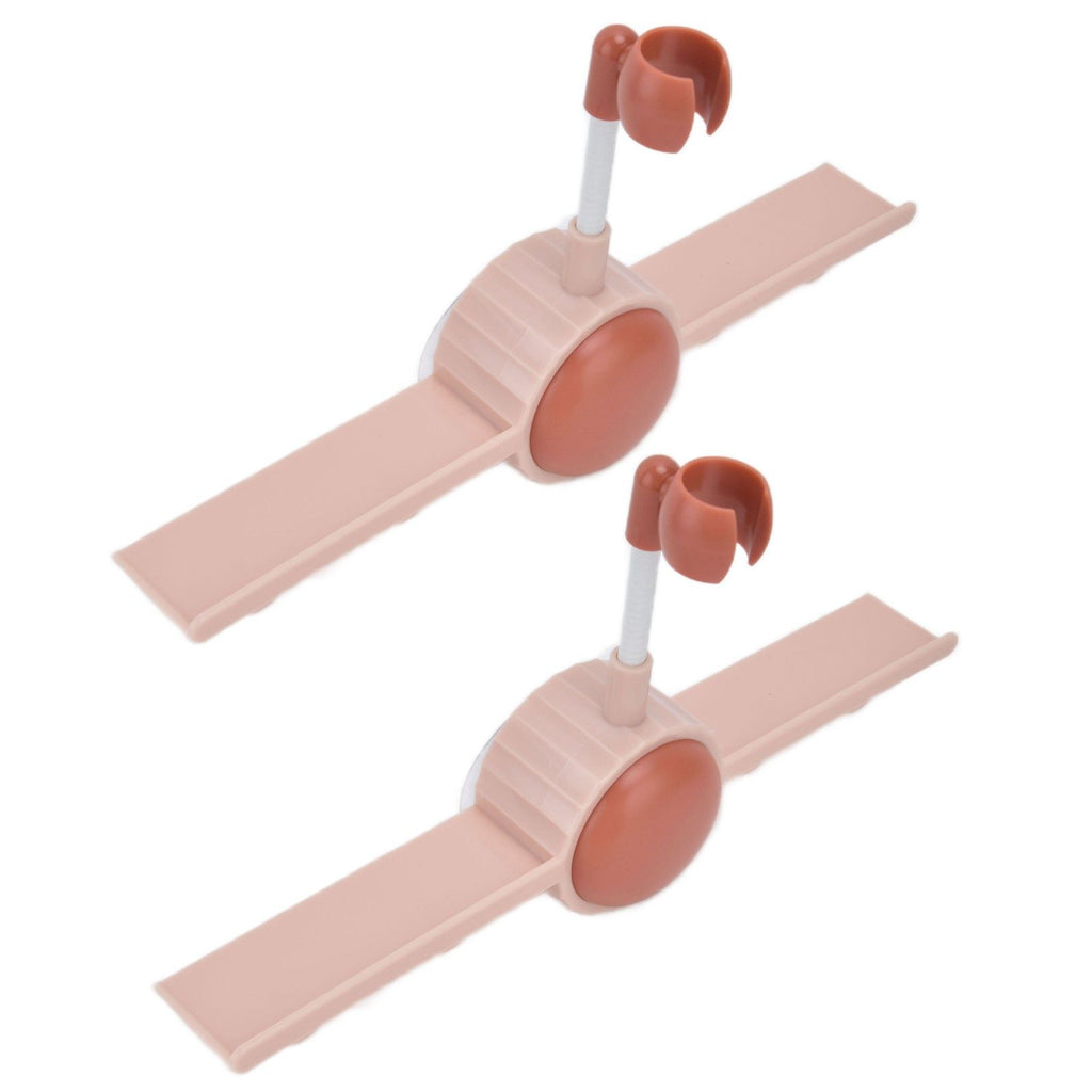2Pcs Shower Head Holder Angle Adjustable Waterproof Moistureproof Shower Rack Hanging