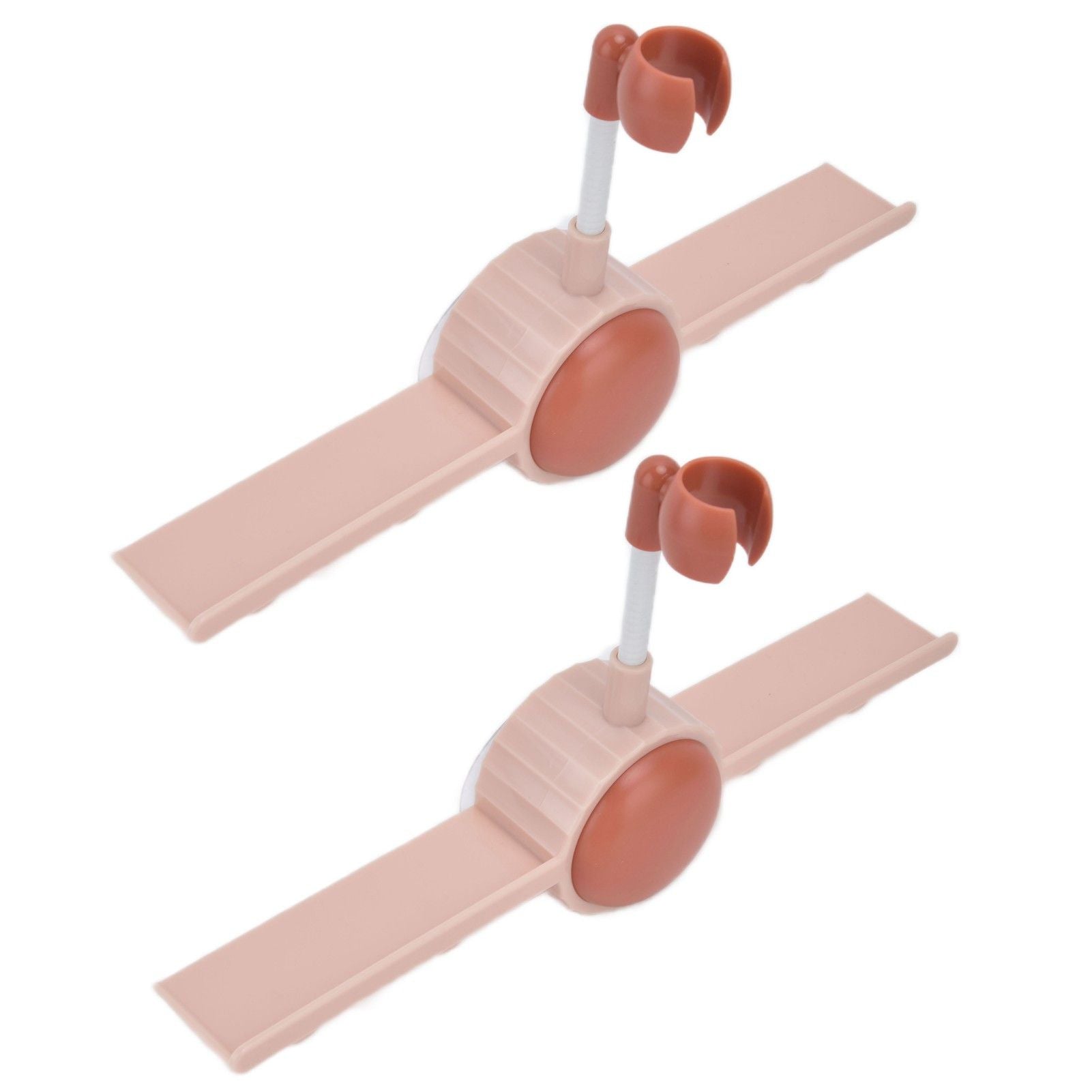 2Pcs Shower Head Holder Angle Adjustable Waterproof Moistureproof Shower Rack Hanging