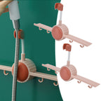 2Pcs Shower Head Holder Angle Adjustable Waterproof Moistureproof Shower Rack Hanging
