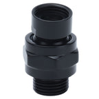 G1/2 Top Shower Adapter Adjustable Copper Shower Head Holder Home Bathroom Accessory Black