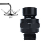 G1/2 Top Shower Adapter Adjustable Copper Shower Head Holder Home Bathroom Accessory Black