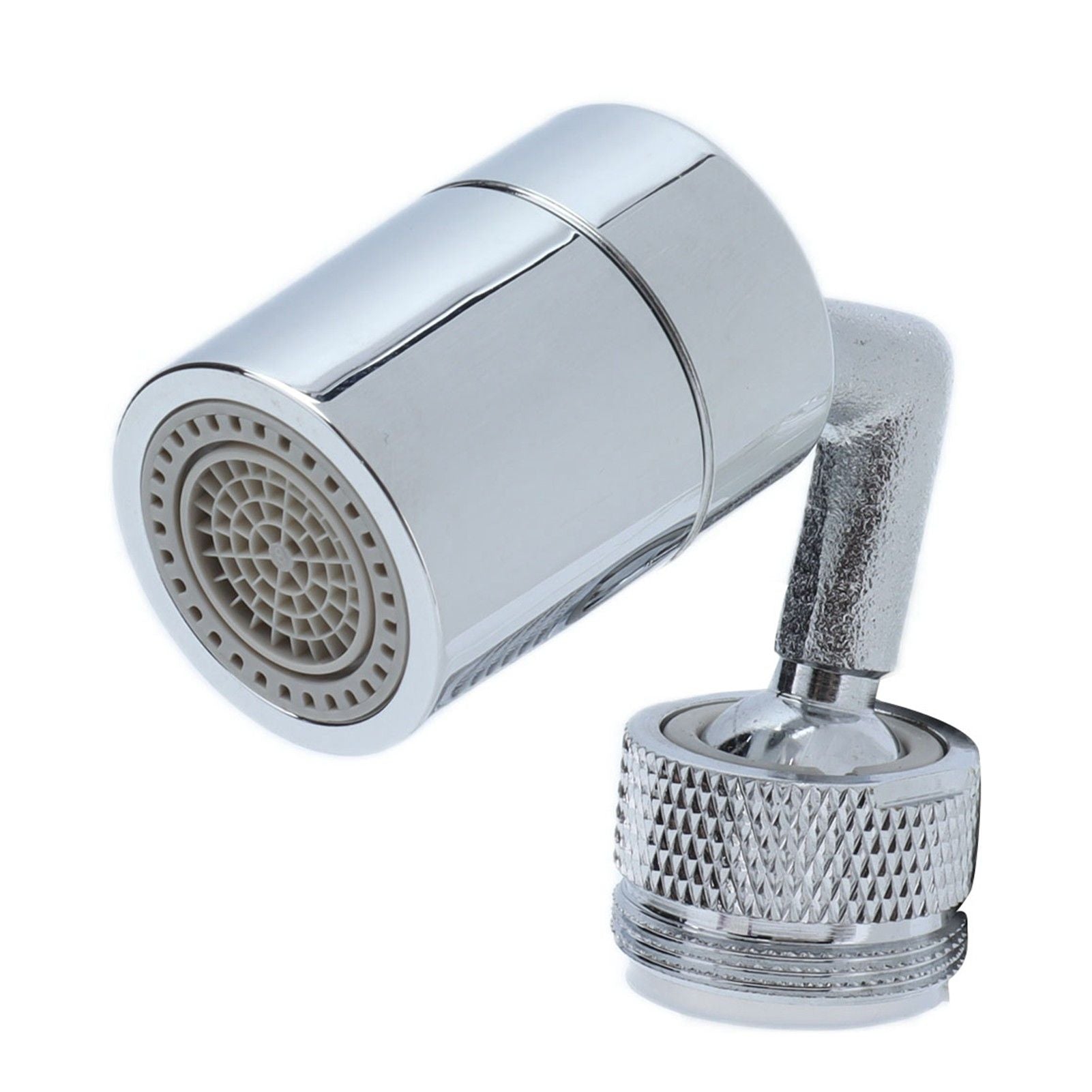 720° Rotatable Sink Faucet Aerator Sprayer Head with 2 Water Outlet Modes 4 Layers Net FilterM24 Male Thread