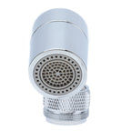 720° Rotatable Sink Faucet Aerator Sprayer Head with 2 Water Outlet Modes 4 Layers Net FilterM24 Male Thread