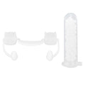 Vampire Fangs Retractable False Tooth with Tooth Repair Beads Halloween Costume Cosplay Party Props