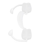 Vampire Fangs Retractable False Tooth with Tooth Repair Beads Halloween Costume Cosplay Party Props