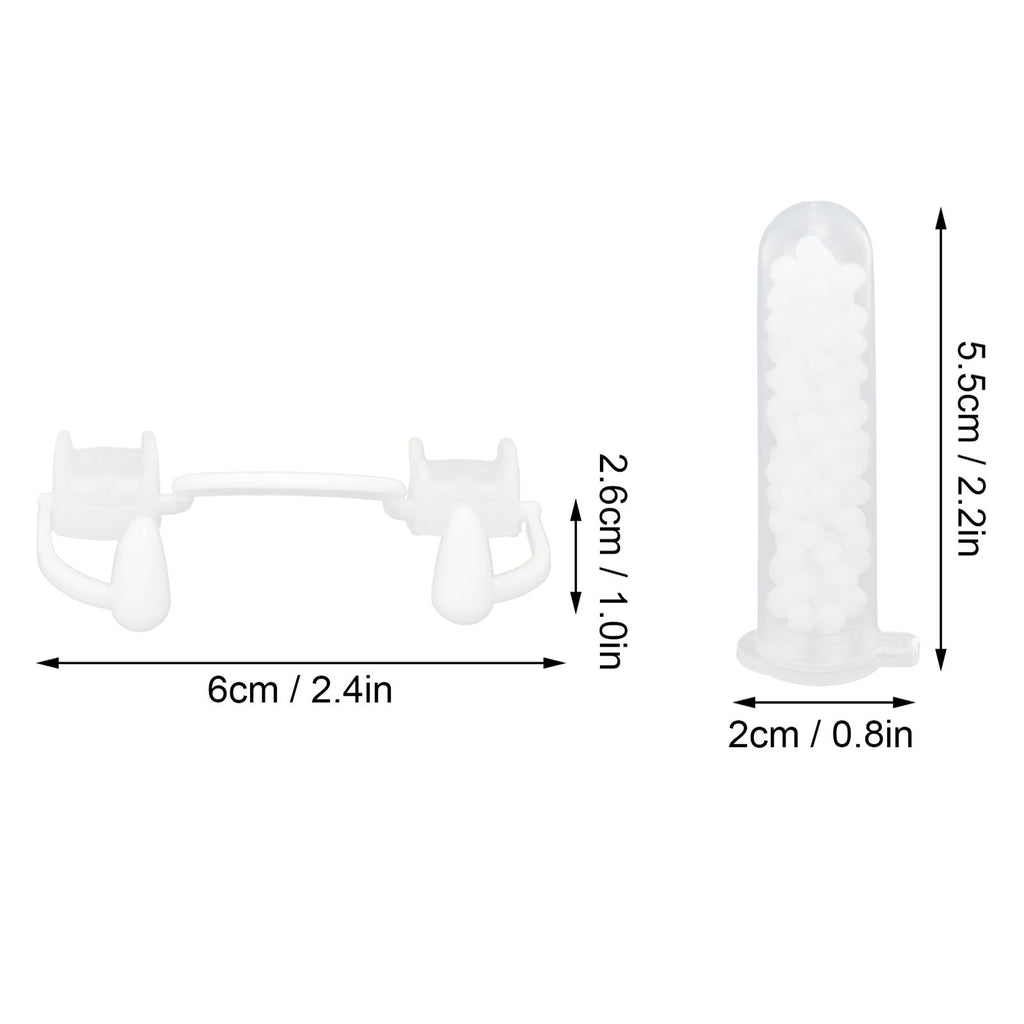 Vampire Fangs Retractable False Tooth with Tooth Repair Beads Halloween Costume Cosplay Party Props