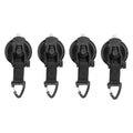 4Pcs Heavy Duty Suction Cup Anchor Tie Down Portable Strong Suction Cup Hook for Camping Travel OutdoorTriangular Buckle