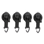 4Pcs Heavy Duty Suction Cup Anchor Tie Down Portable Strong Suction Cup Hook for Camping Travel OutdoorTriangular Buckle